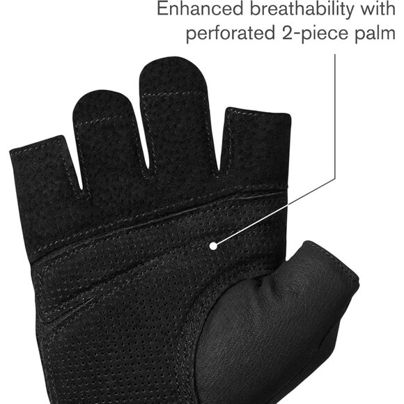 Harbinger Womens Power Weightlifting Glove with Adjustable Wrist Strap Size L - Picture 5 of 8